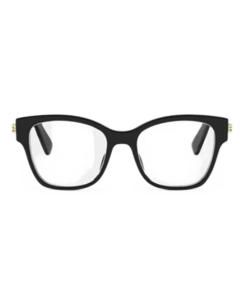 Bulgari square-frame glasses - Schwarz Schwarz