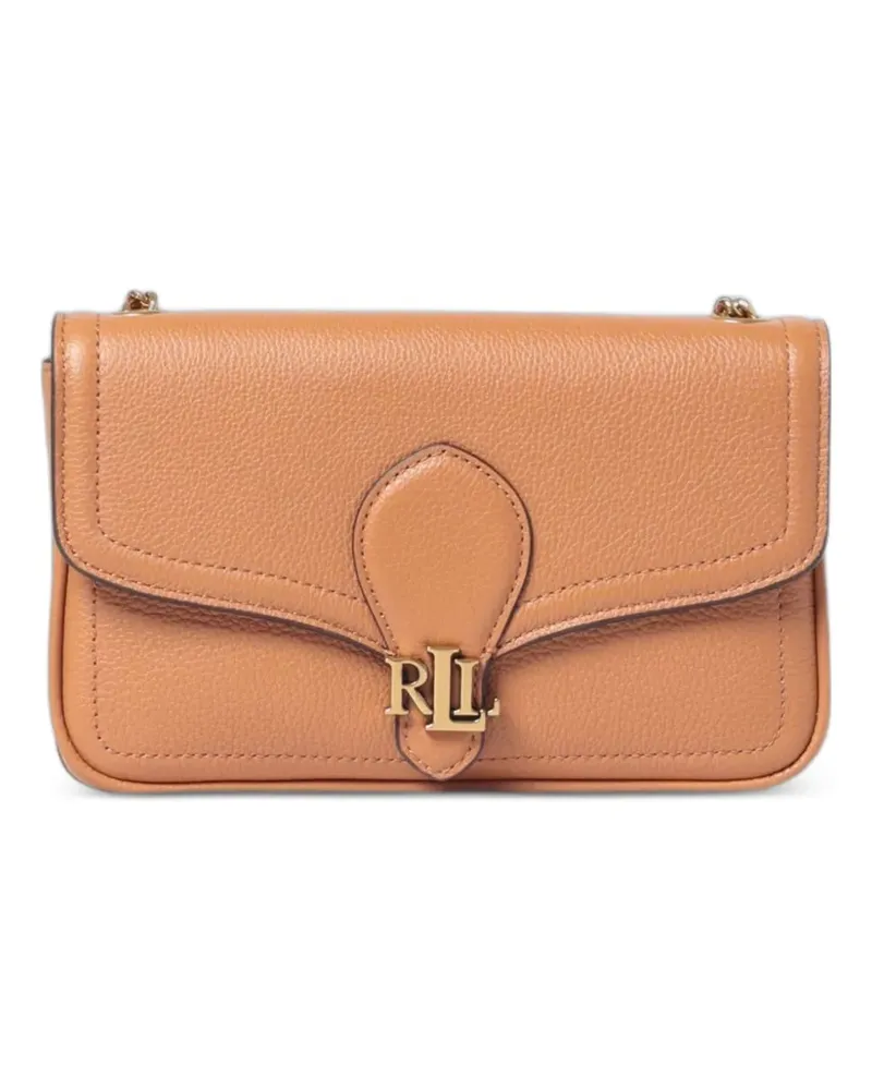 Ralph Lauren Schultertasche mit Logo-Schild - Braun Braun
