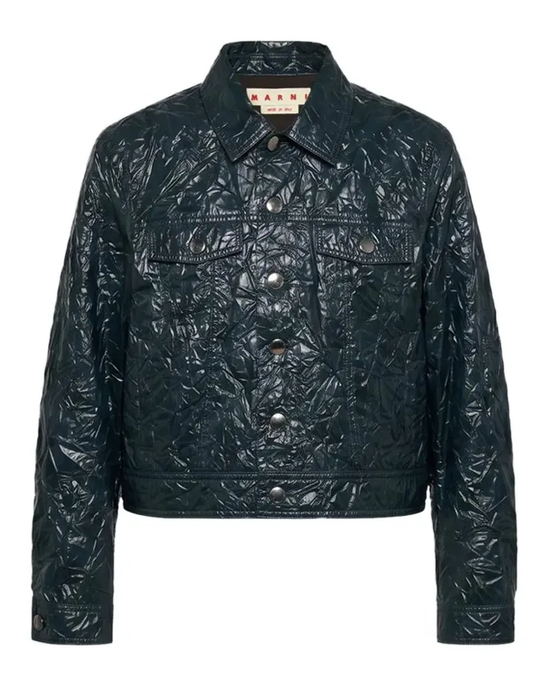 Marni button-up fitted jacket - Grün Grün