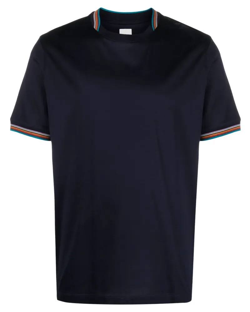 Paul Smith T-Shirt mit Artist Stripe-Print - Blau Blau