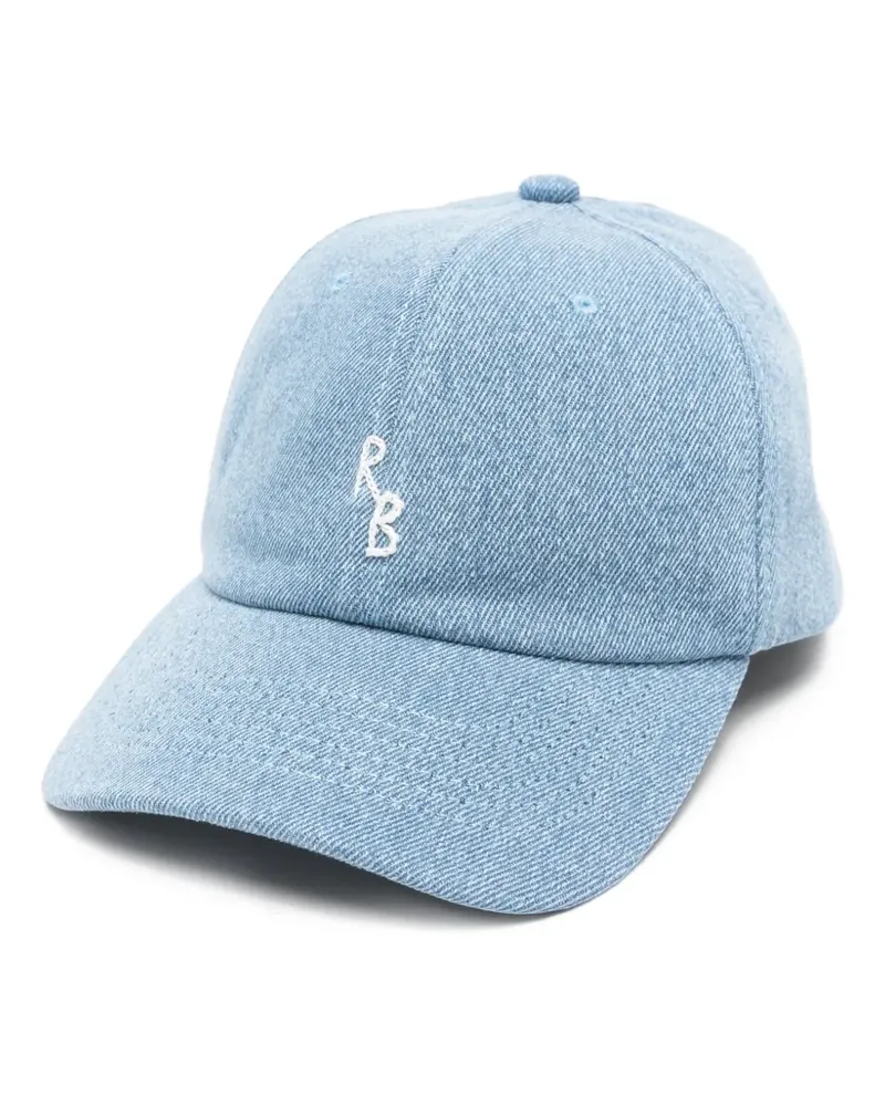 RUSLAN BAGINSKIY logo-embroidered baseball cap - Blau Blau