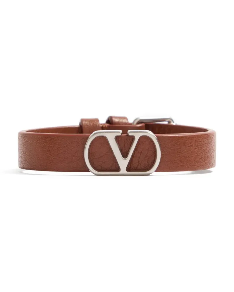 Valentino Garavani Armband mit VLogo - Braun Braun