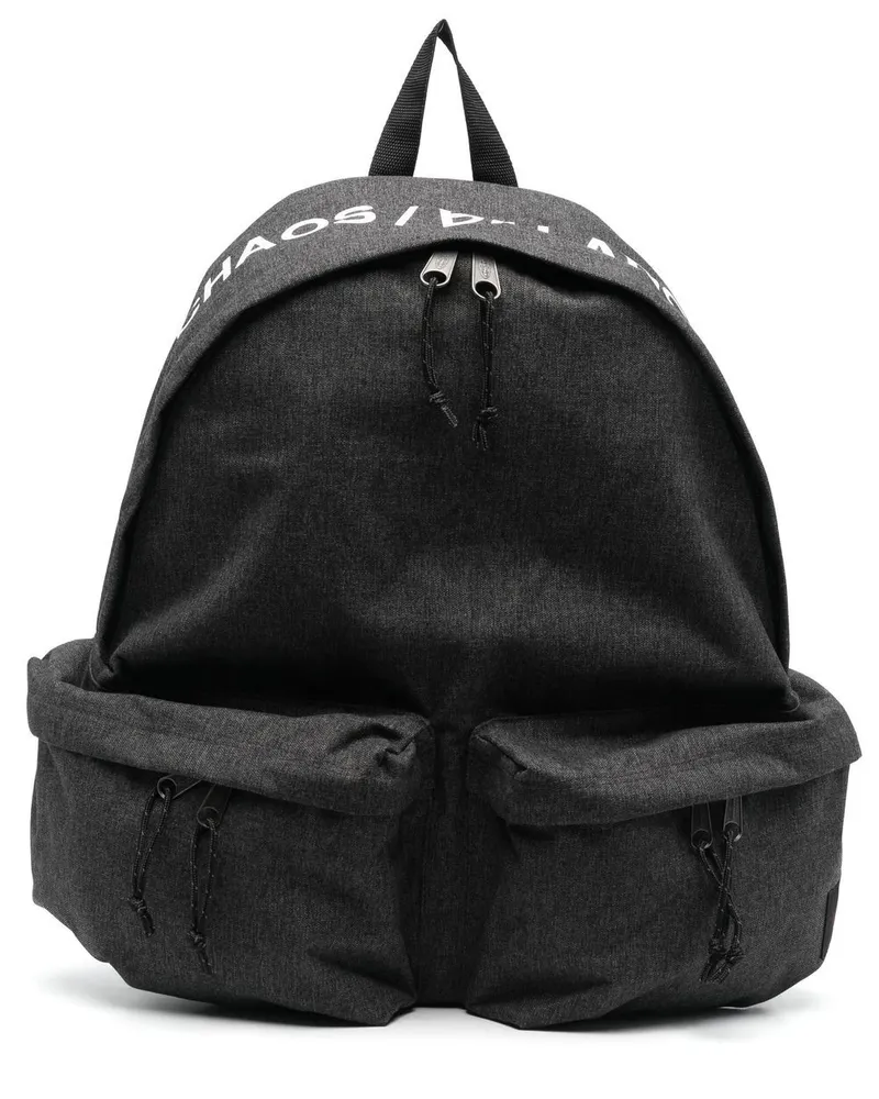 Eastpak Rucksack mit Logo-Print Grau