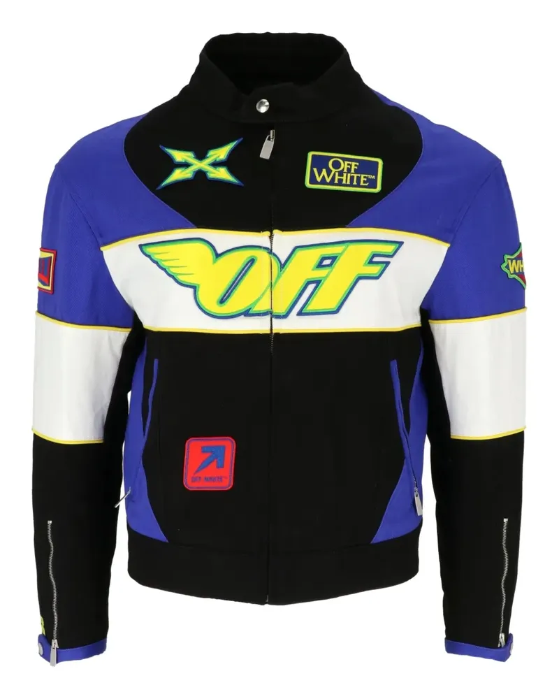 OFF-WHITE x Formula 1 Jacke in Colour-Block-Optik - Schwarz Schwarz