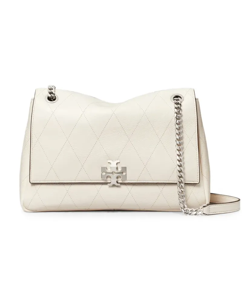 Tory Burch Gesteppte Charlie Schultertasche - Nude Nude