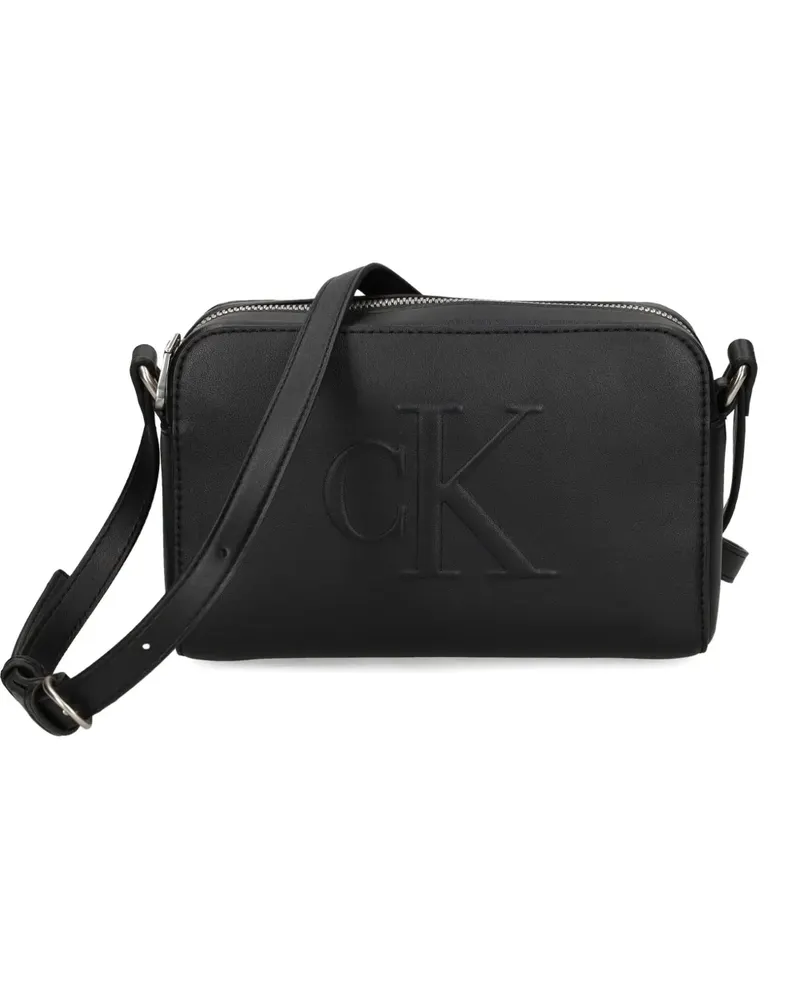 Calvin Klein Umhängetasche mit Logo-Schild - Schwarz Schwarz
