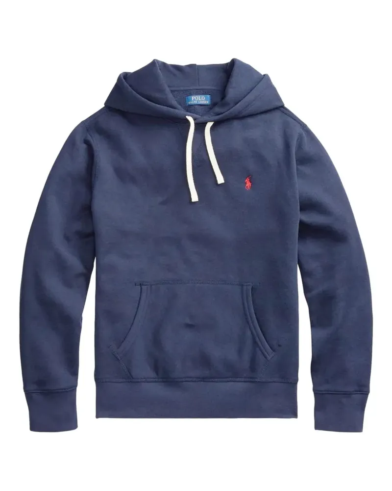 Ralph Lauren logo-embroidered hoodie - Blau Blau