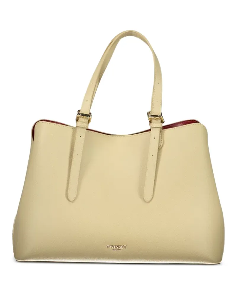 Twin-Set Tote Bag mit Henkeln - Nude Nude