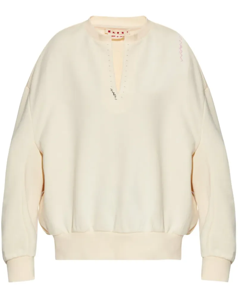 Marni Klassisches Sweatshirt - Nude Nude