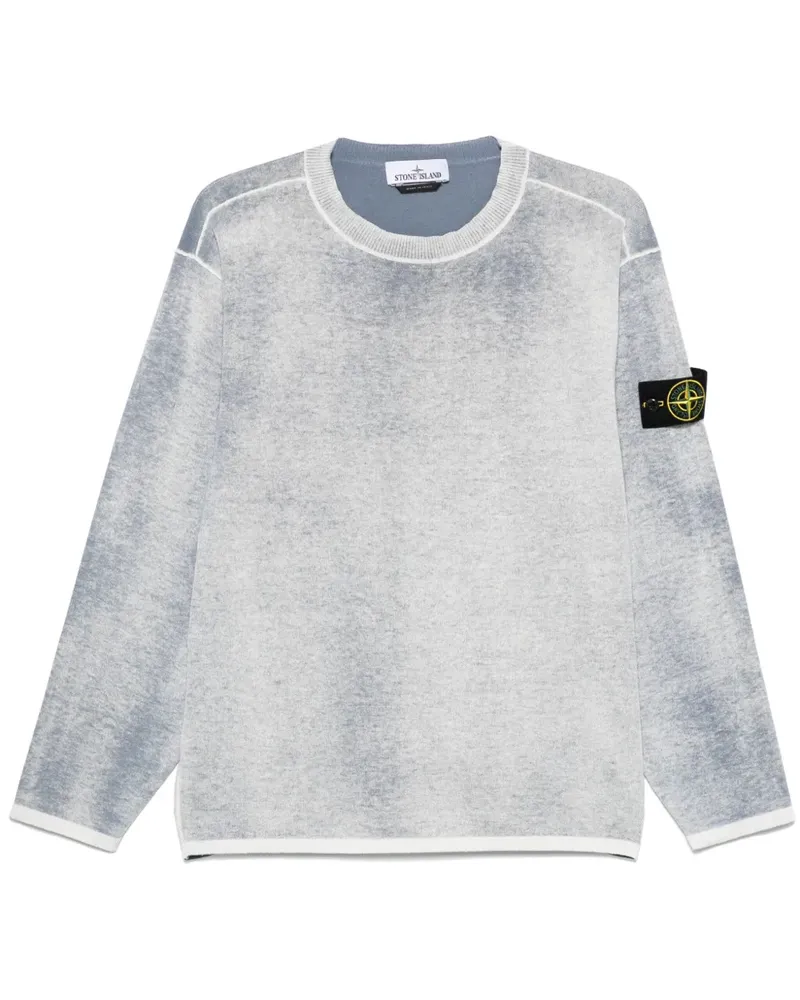 Stone Island Pullover mit meliertem Effekt - Blau Blau
