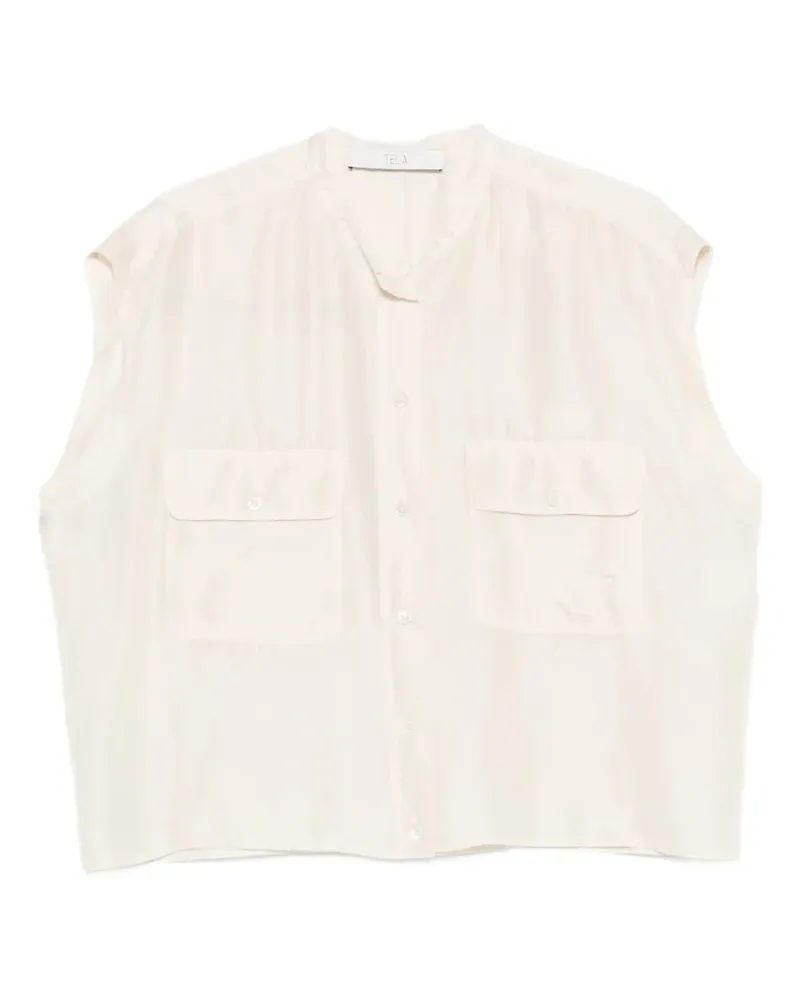 TELA Samba pocket shirt - Nude Nude