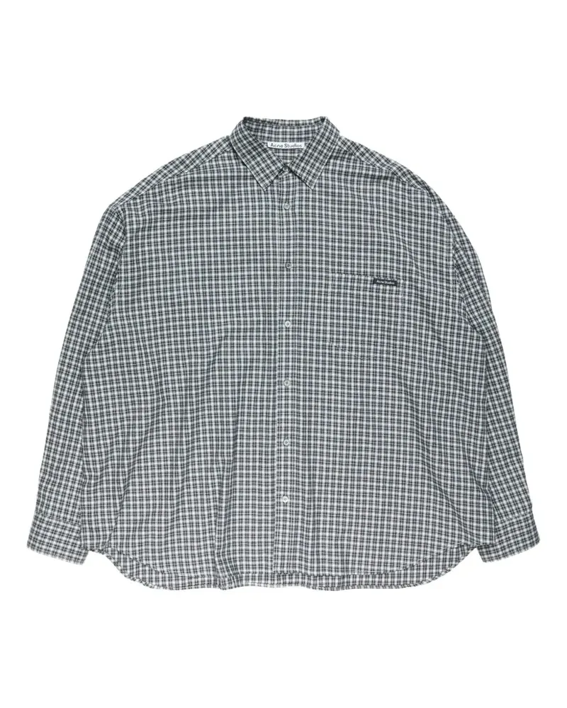 Acne Studios checked shirt - Grau Grau