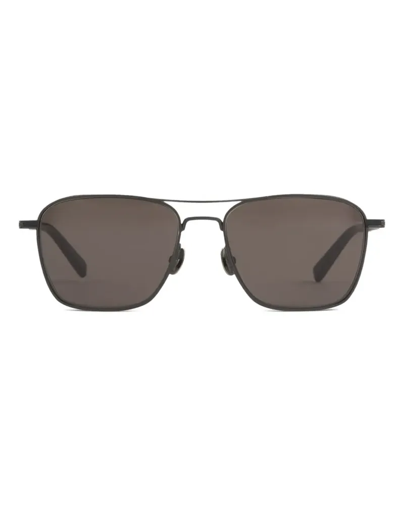 MATSUDA Getönte Pilotenbrille - Schwarz Schwarz