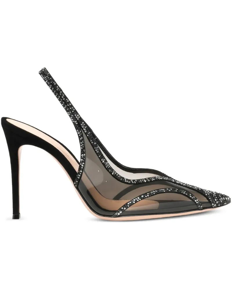 Gianvito Rossi Verzierte Brenda Pumps 70mm - Blau Blau
