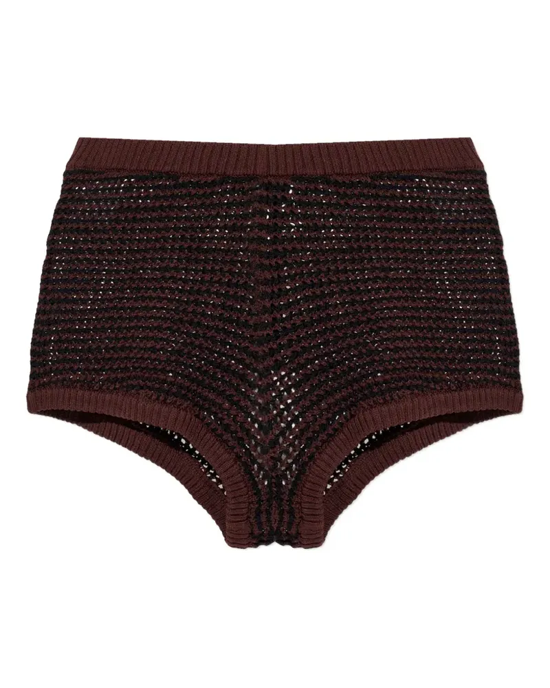 bond-eye ribbed knit shorts - Braun Braun