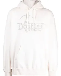 Doublet Hoodie mit Logo-Verzierung Nude