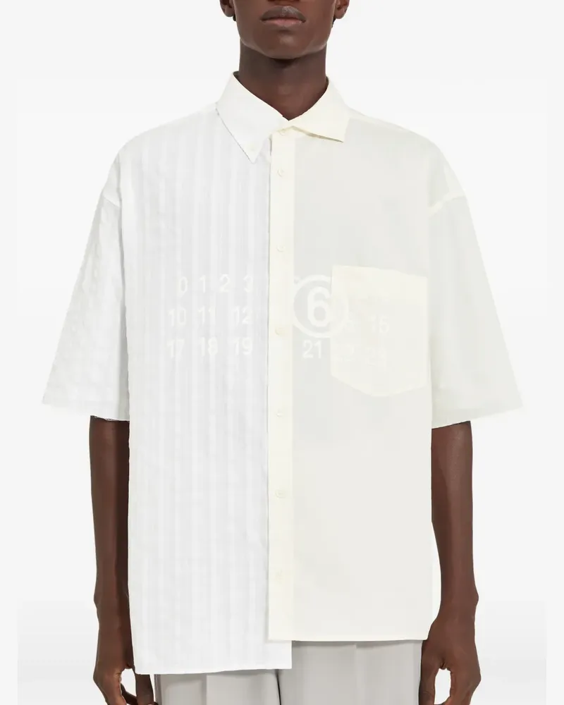 Maison Margiela Klassisches Hemd - Weiß Weiß