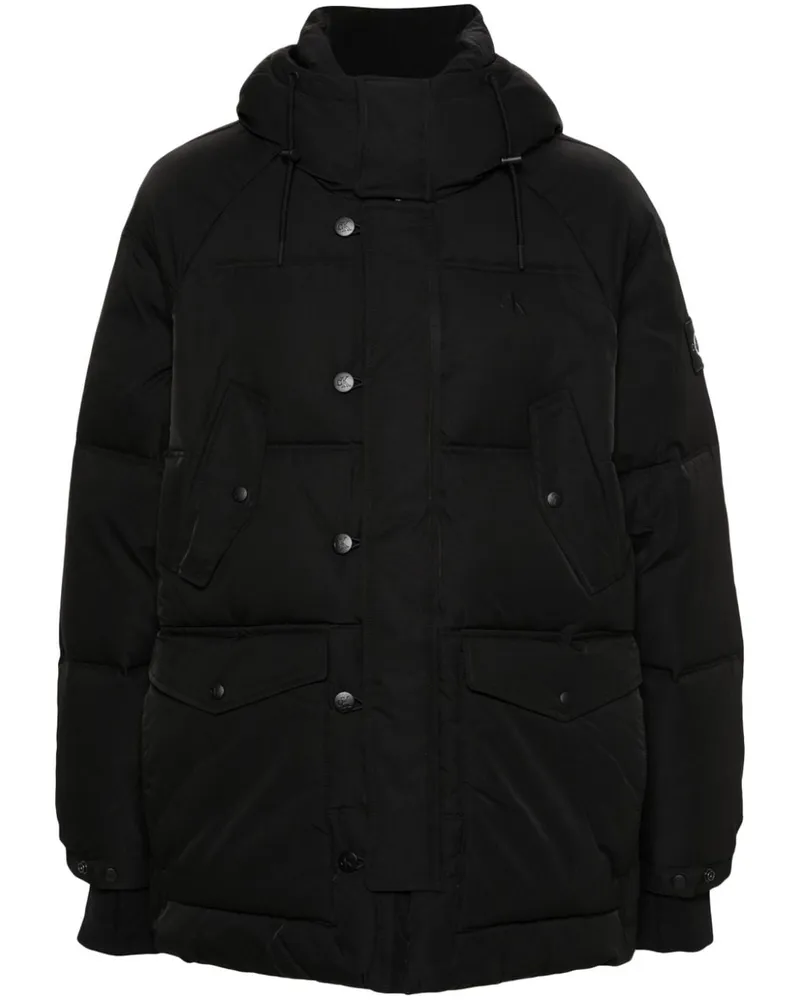 Calvin Klein Gefütterte Kapuzenjacke - Schwarz Schwarz