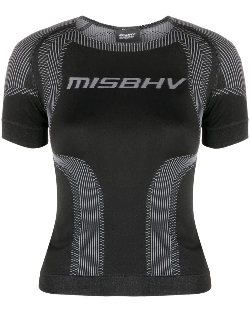MISBHV Tanktop mit Logo-Print - Schwarz Schwarz