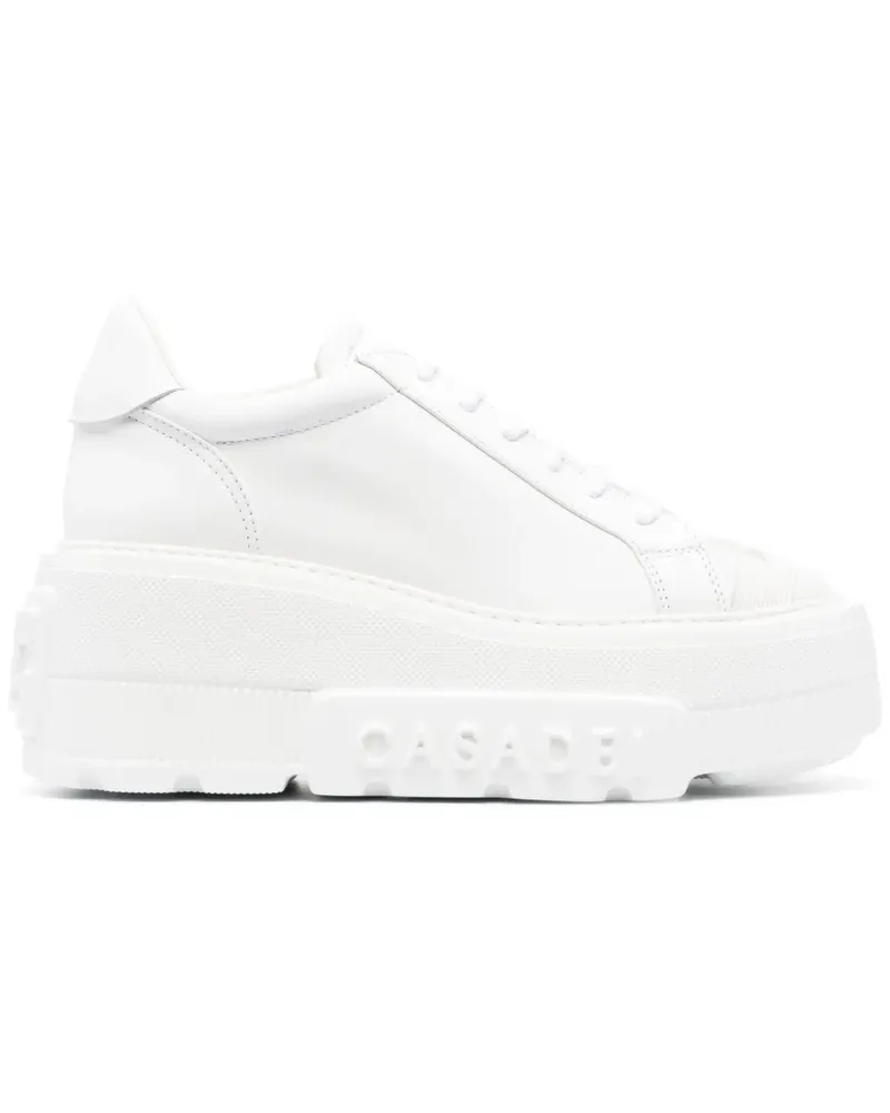 Casadei Nexus Plateau-Sneakers 75mm - Weiß Weiß