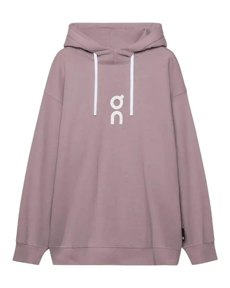 ON Club logo-print hoodie - Rosa Rosa