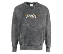 Sweatshirt mit Acid-Wash-Effekt