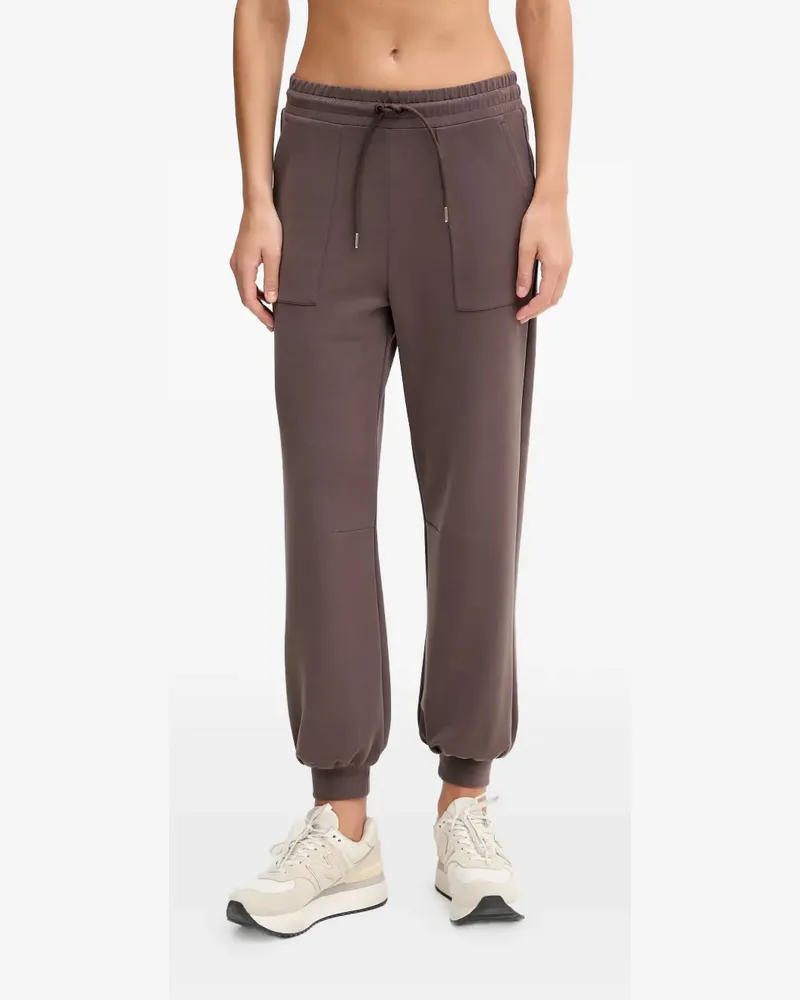 EA7 drawstring-fastening trousers - Braun Braun