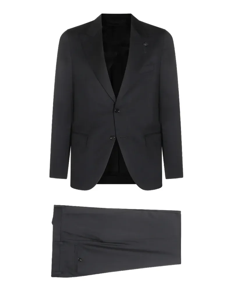 LARDINI single-breasted suit - Schwarz Schwarz