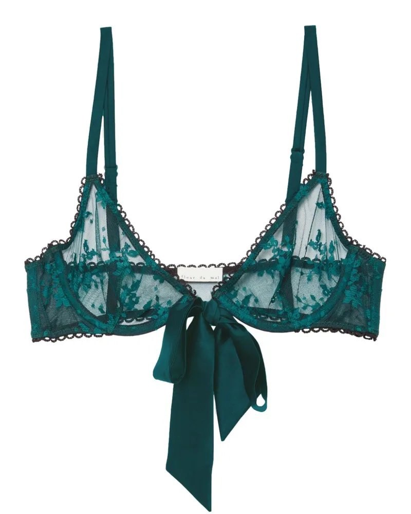 Fleur Du Mal Untie Me Demi-BH - Grün Grün