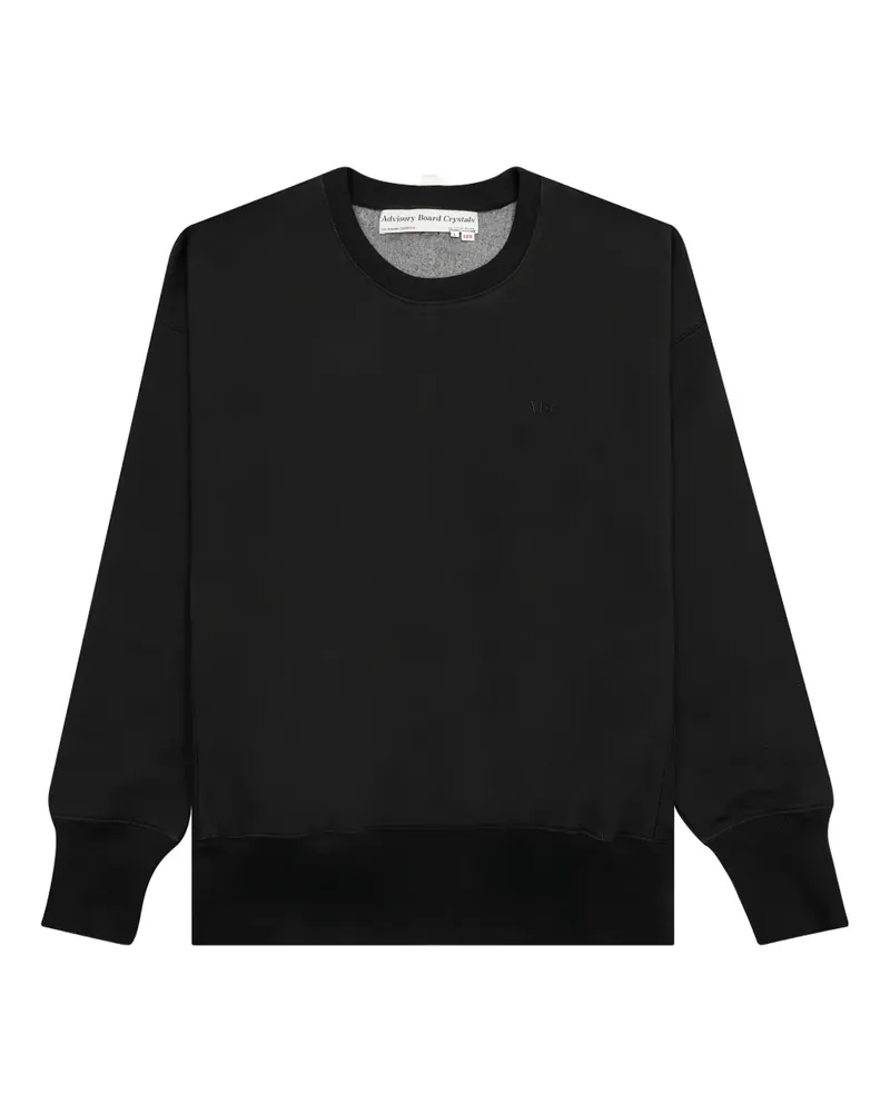 Abc. Sweatshirt mit Rundhalsausschnitt - Schwarz Schwarz