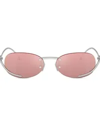 Diesel 0DL1004 Sonnenbrille mit ovalem Gestell Rosa