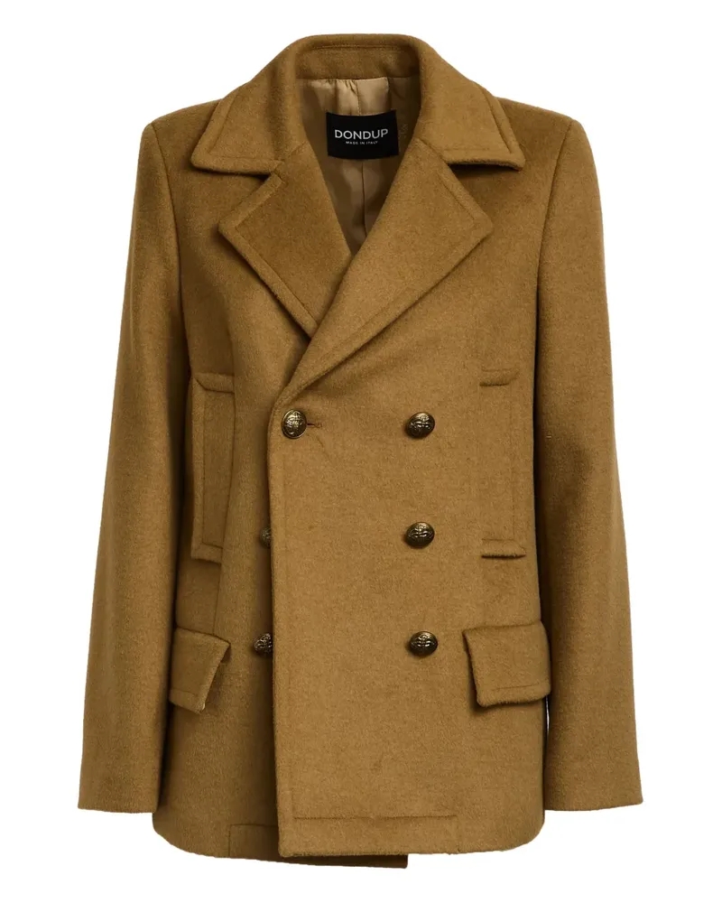 Dondup double-breasted coat - Braun Braun
