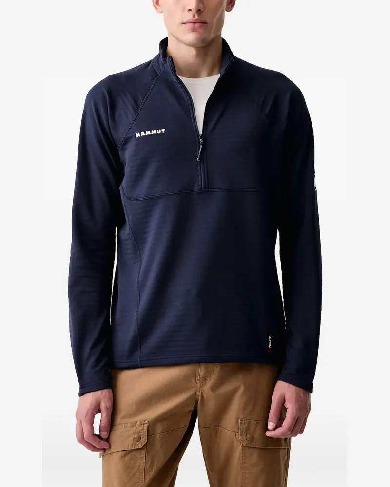 Mammut Taiss ML logo-print raglan-sleeve sweater - Blau Blau