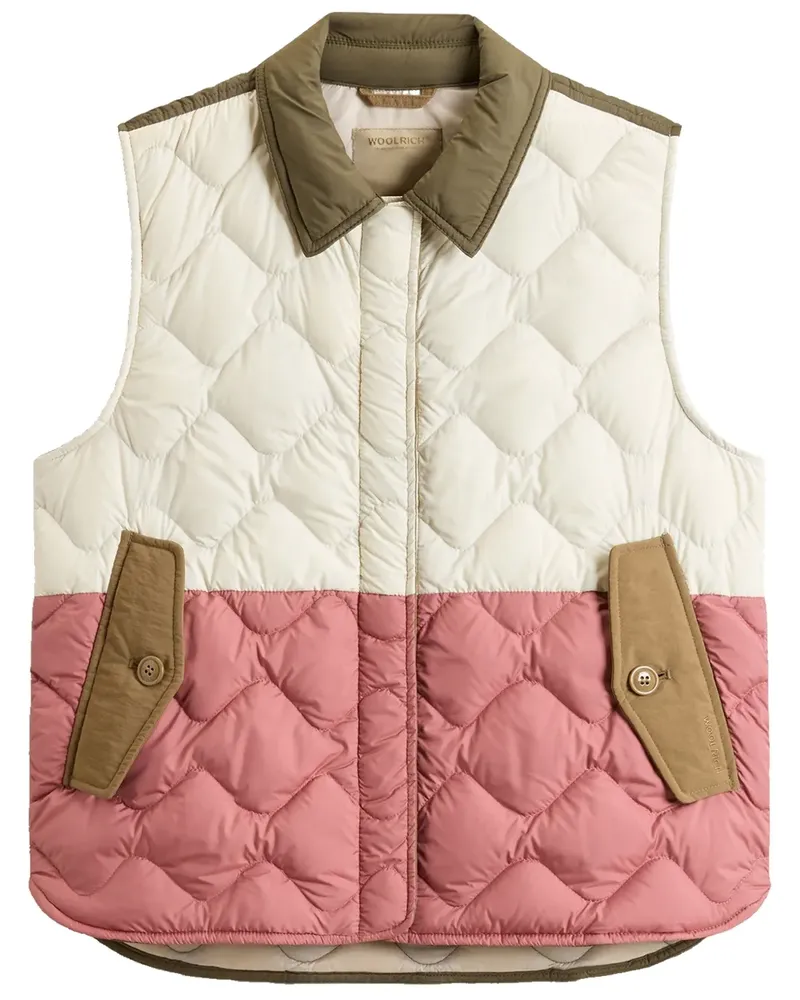 Woolrich Heritage Weste - Weiß Weiß