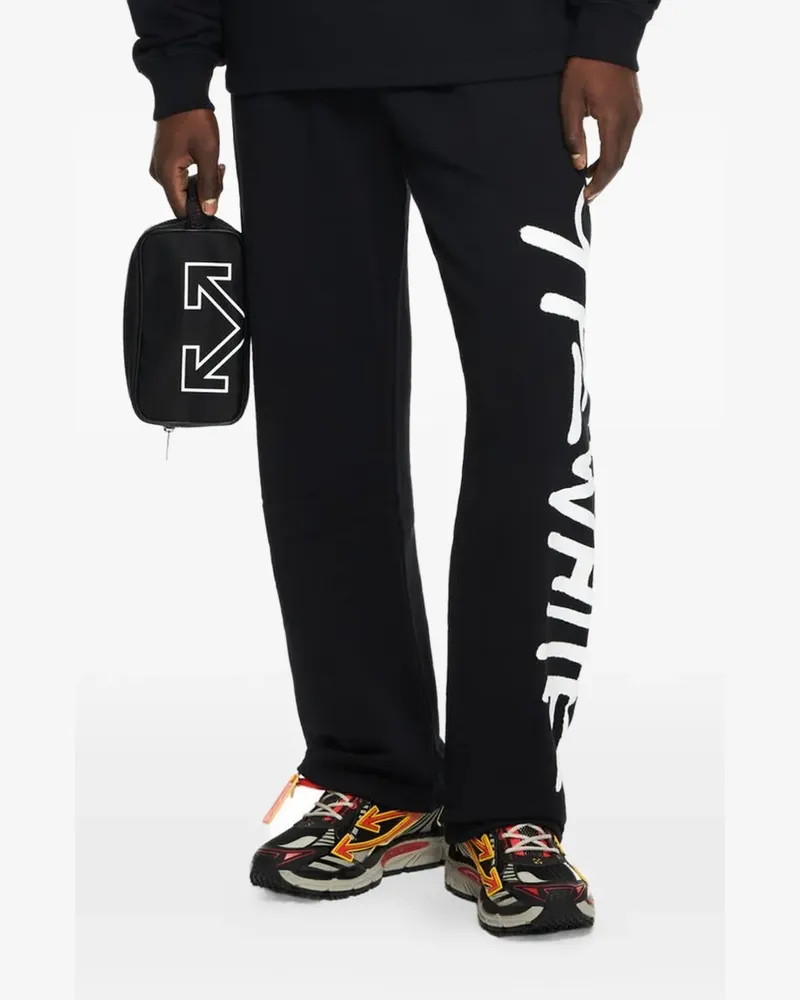 OFF-WHITE Spray Logo track pants - Schwarz Schwarz
