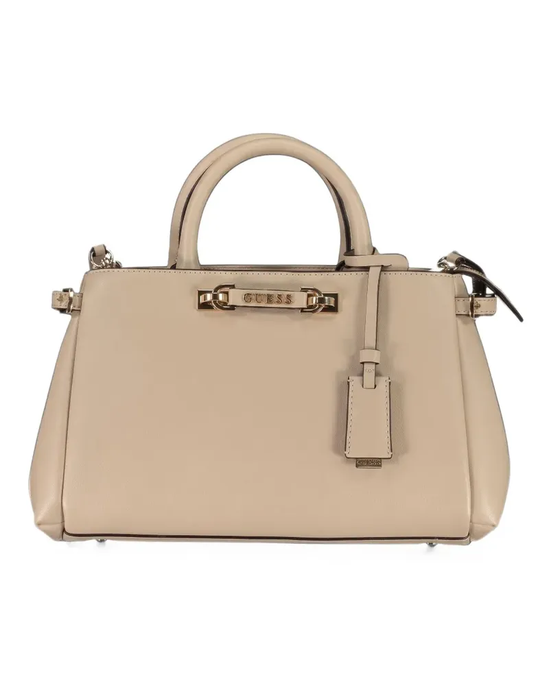 Guess Shopper mit Logo-Schild - Nude Nude