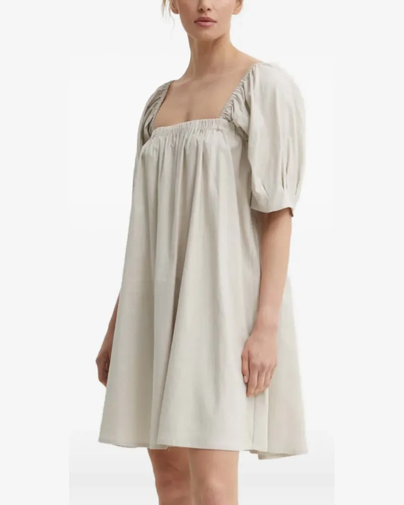 Gestuz LizaGZ Minikleid mit Puffärmeln - Nude Nude