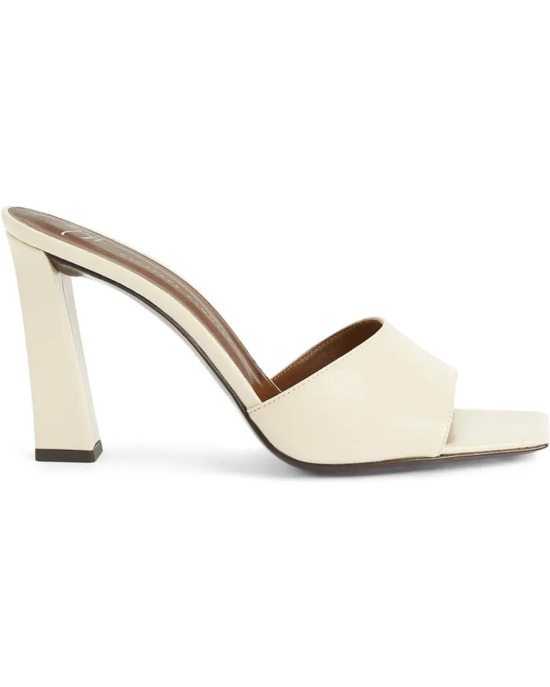 Giuseppe Zanotti Talia Mules 90mm - Nude Nude