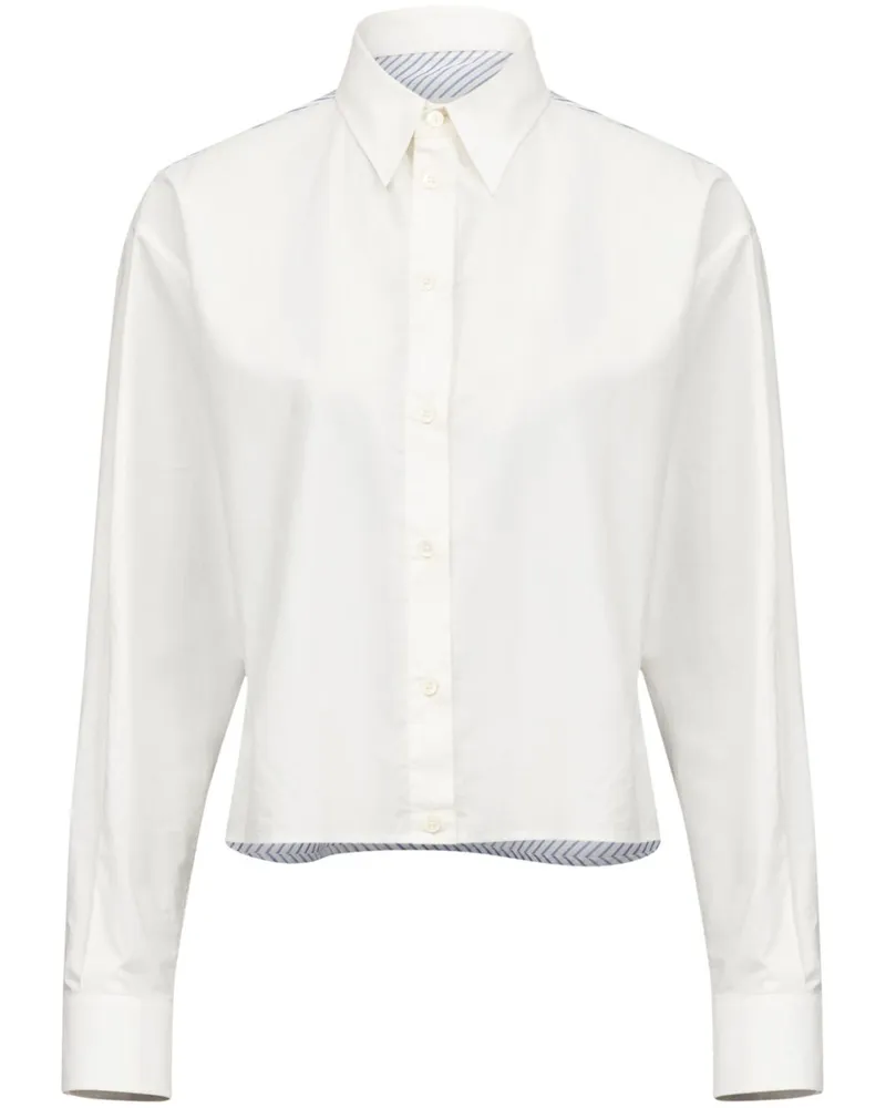 Maison Margiela Cropped-Hemd - Weiß Weiß