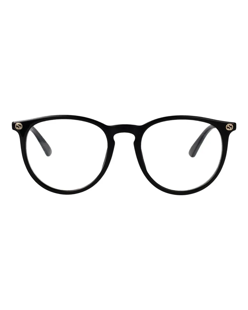 Gucci round-frame glasses - Schwarz Schwarz