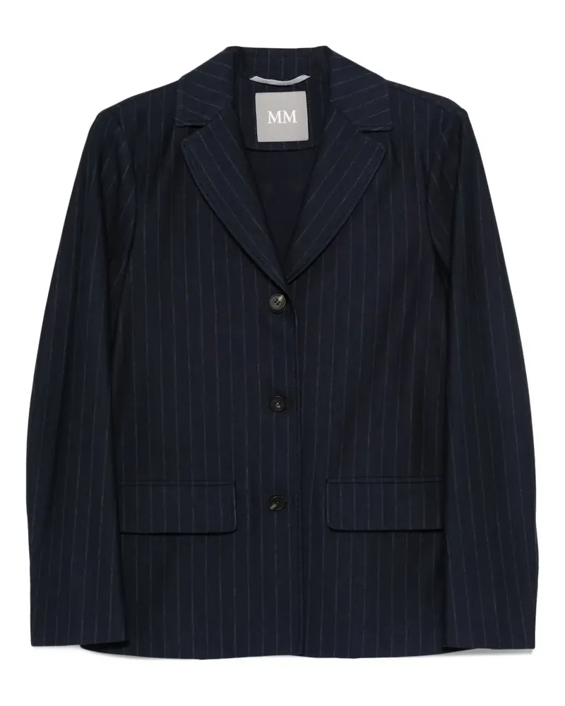 Max Mara Blazer mit Nadelstreifen - Blau Blau