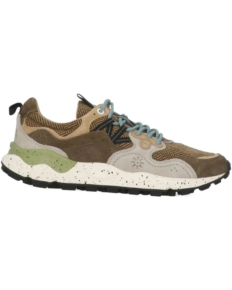 Flower MOUNTAIN panelled sneakers - Braun Braun