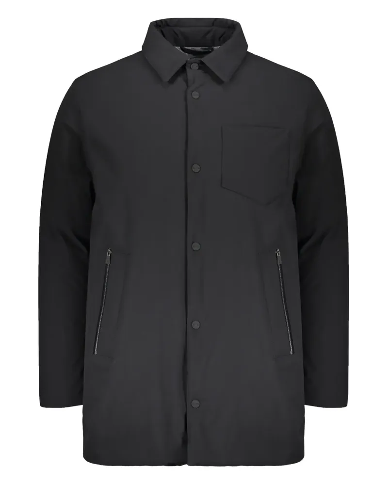 Herno chest-pocket padded jacket - Schwarz Schwarz