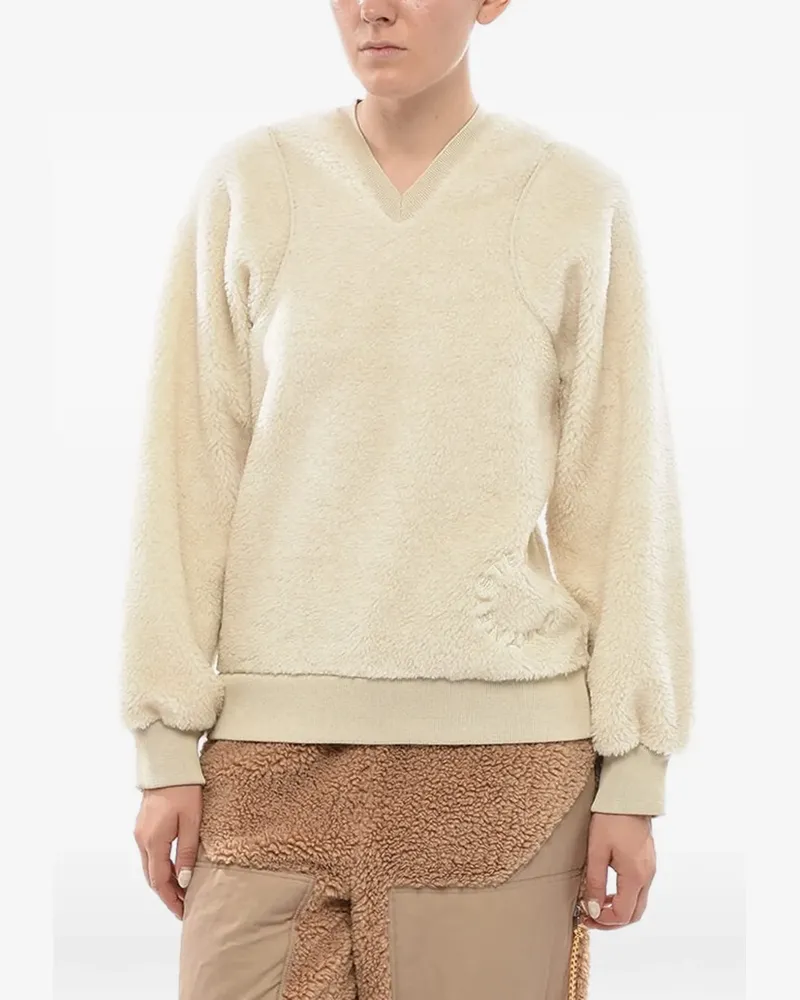 Stella McCartney Pullover mit Logo-Stickerei - Nude Nude