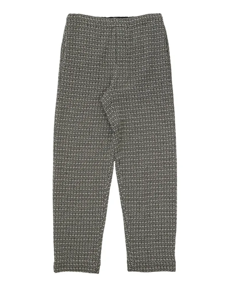 Meta Campania Collective Ed macramé trousers - Schwarz Schwarz