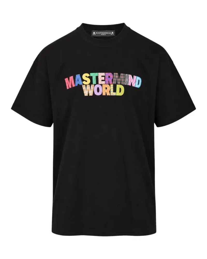 Mastermind Japan T-Shirt mit Logo-Print - Schwarz Schwarz