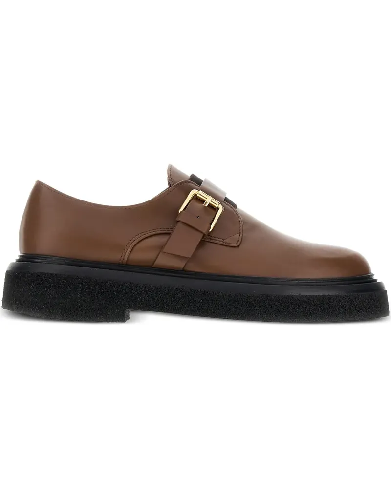 Max Mara Loafer mit Schnallendetail - Braun Braun