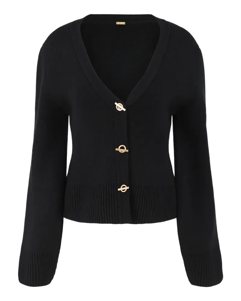 Cult Gaia Jos Cardigan mit V-Ausschnitt - Schwarz Schwarz