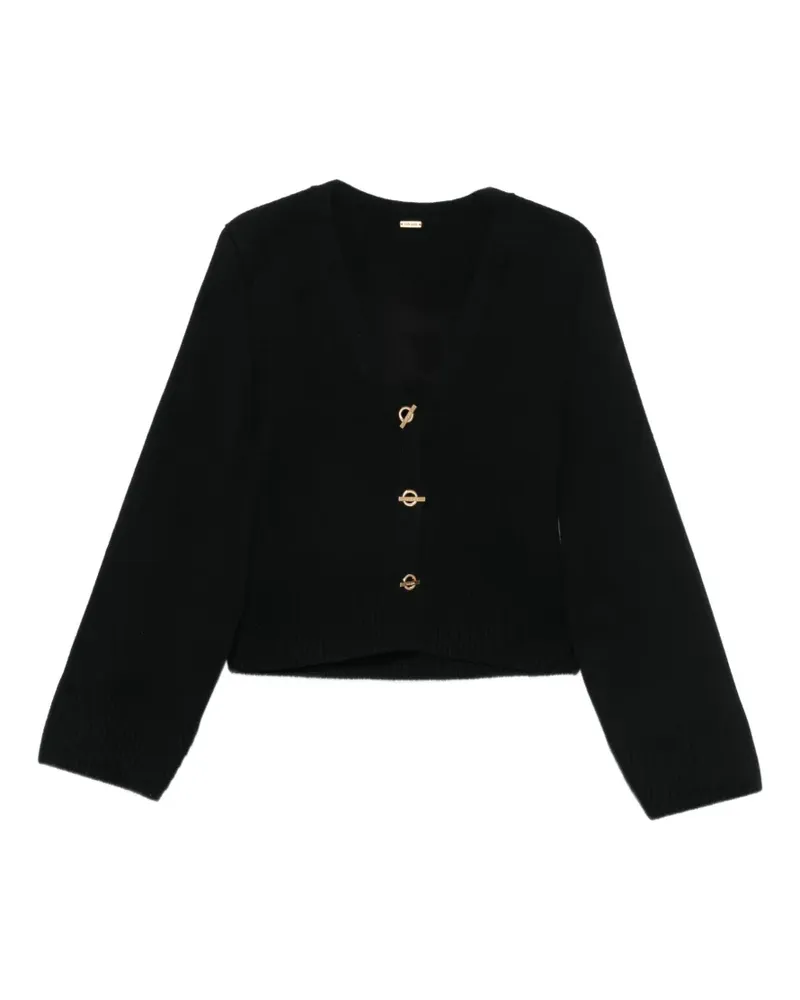 Cult Gaia Jos Cardigan mit V-Ausschnitt - Schwarz Schwarz