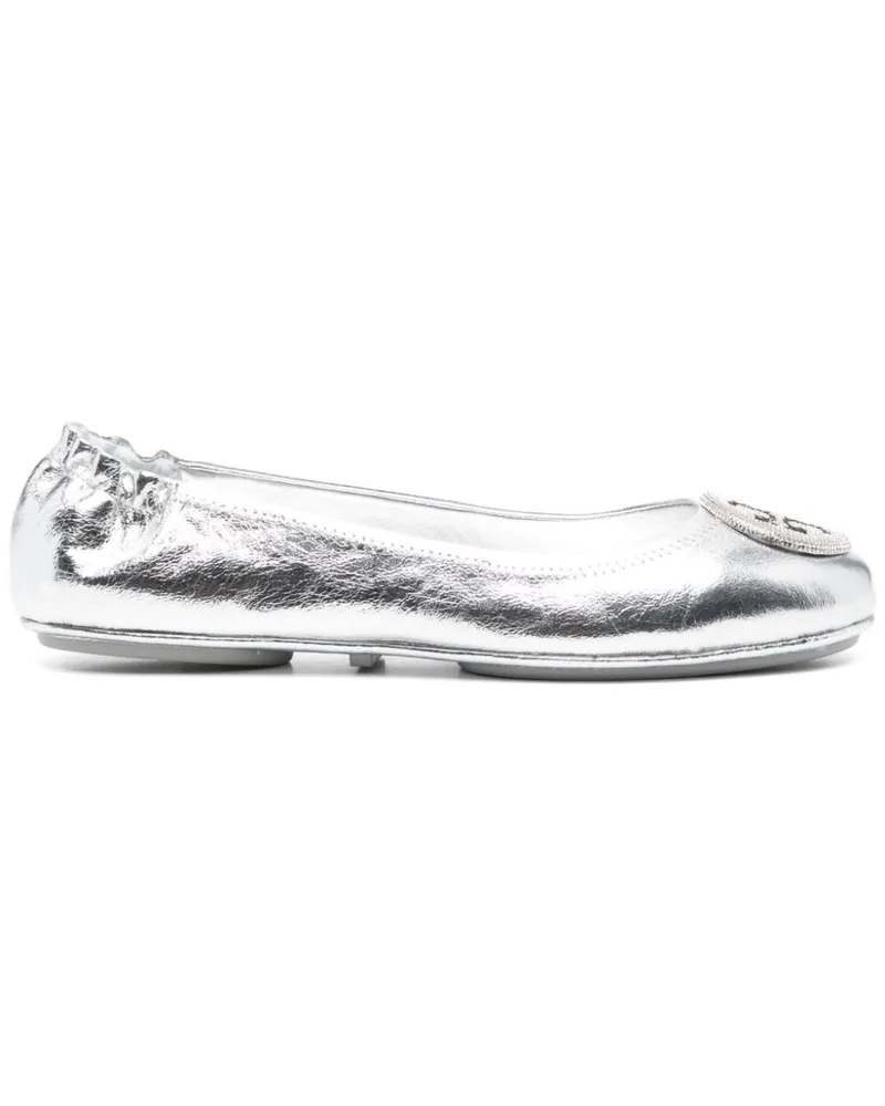 Tory Burch Minnie' Ballerinas - Silber Silber